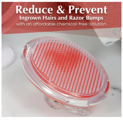 Gentle Exfoliating Brush for Pre Shave Use Ingrown Hair Razor Bump Prevention Face Legs Bikini Line Care