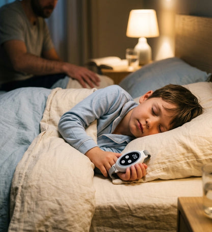 Hushling Palm-Pulse Calming Device