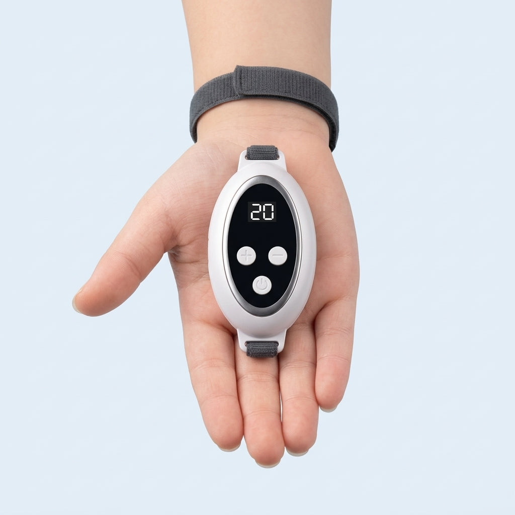 Hushling Palm-Pulse Calming Device