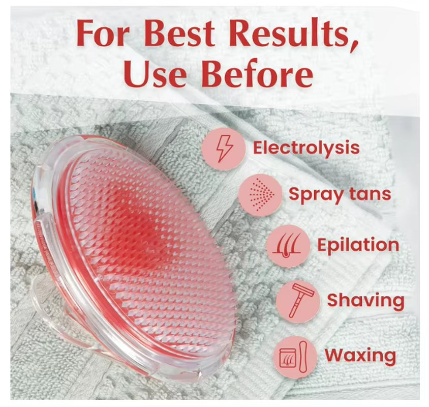 Gentle Exfoliating Brush for Pre Shave Use Ingrown Hair Razor Bump Prevention Face Legs Bikini Line Care